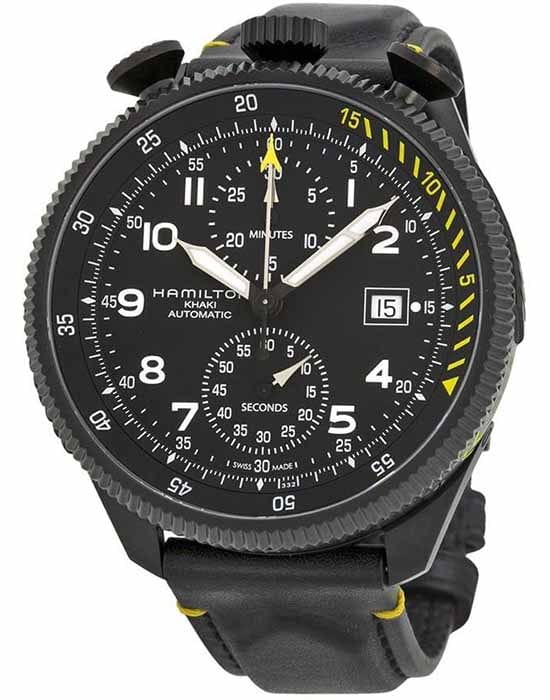 Hamilton Hamilton Khaki Aviation Takeoff H76786733 , наручные мужские часы фото под углом
